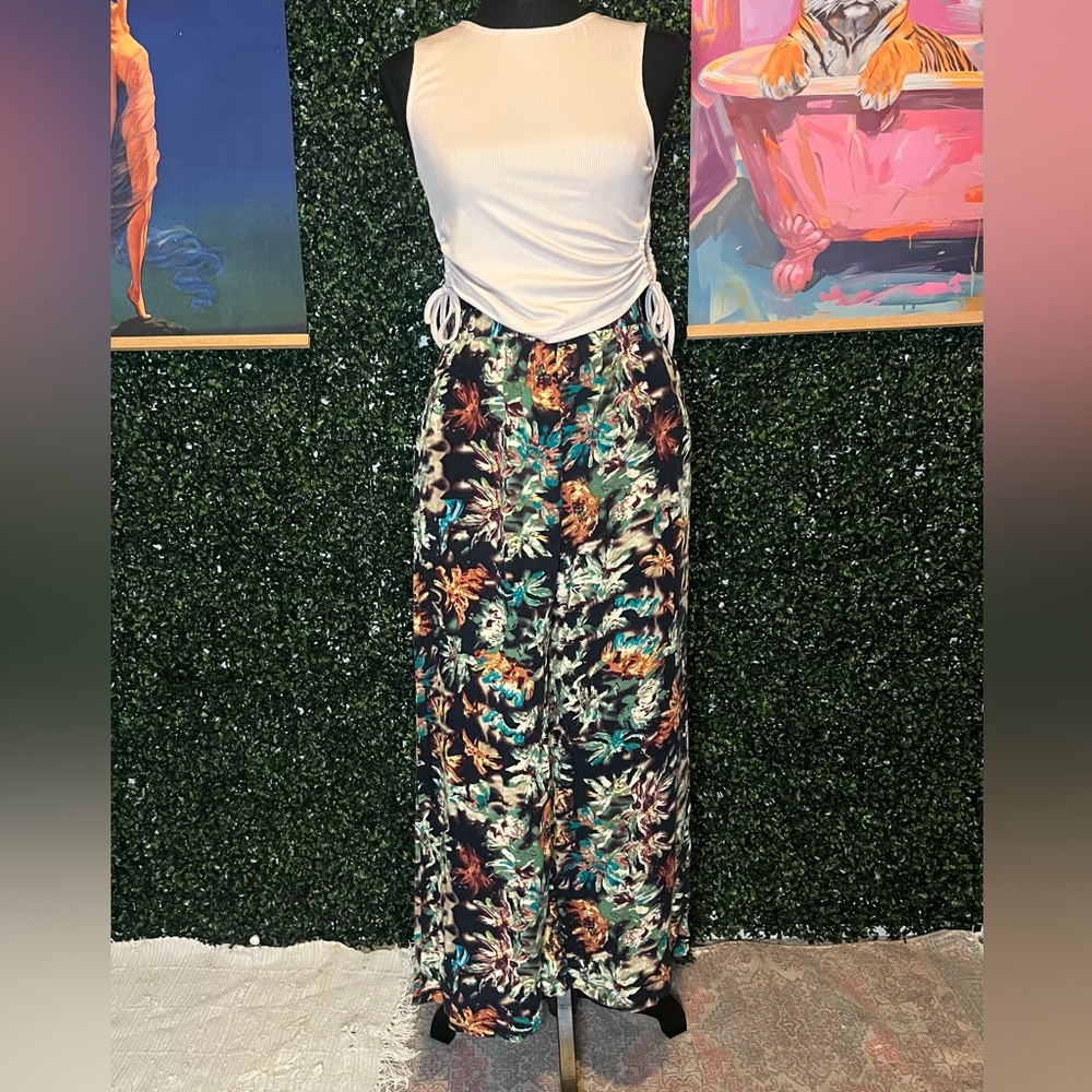 VINTAGE | One 5 One | Colorful Wide Leg Pants